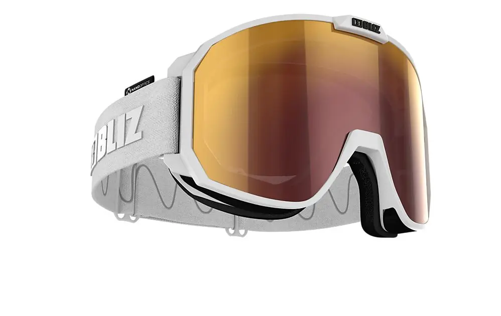 BLIZ Split Nano Optics alpinbriller 04/Matt White w Black logo Unisex