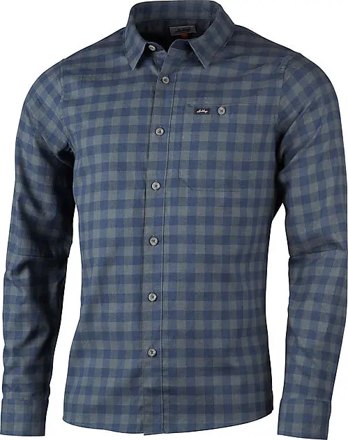 LUNDHAGS Ekren Ms LS Shirt Deep Blue Herre | Sport1.no
