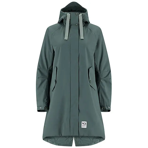 KARI TRAA DAGNY PARKA DUSTY MIDTONE GREEN Dame
