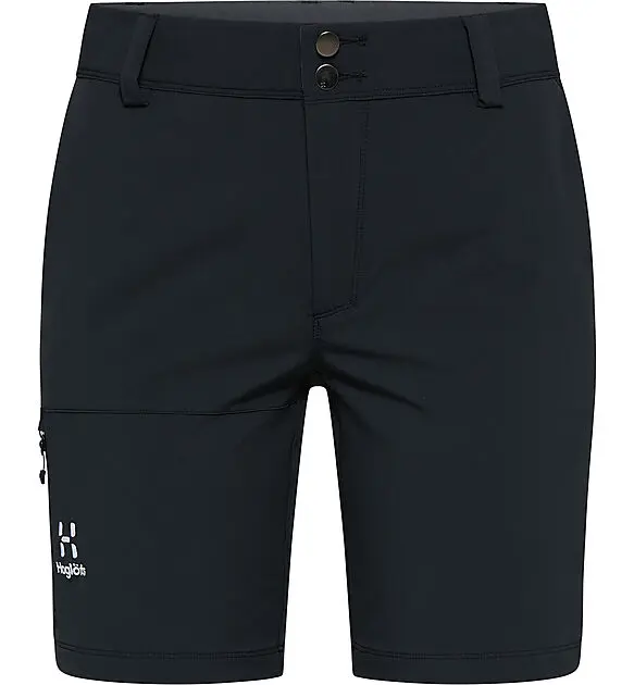 HAGLÖFS Morän Softshell Shorts Women True Black Dame | Sport1.no