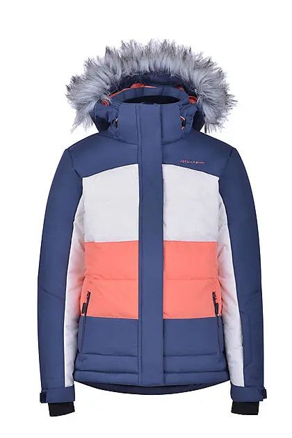 JOTUNHEIM Glitterheim jakke Jr Mood Indigo/ Living Coral Junior | Sport1.no