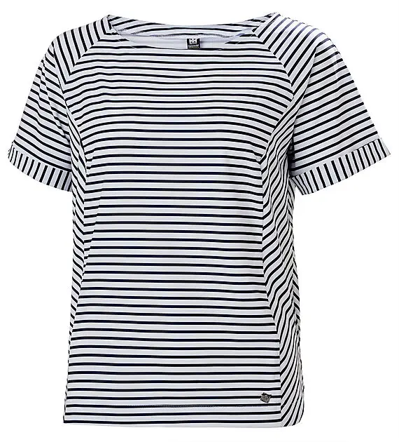 HELLY HANSEN W THALIA T-SHIRT NAVY STRIPE Dame | Sport1.no