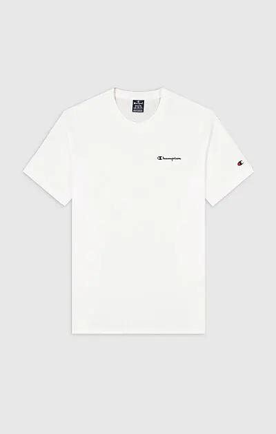 CHAMPION Crewneck T-Shirt White Herre | Sport1.no
