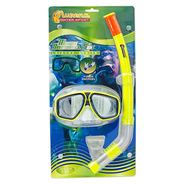 Maske Snorkel Sett Fritid Junior