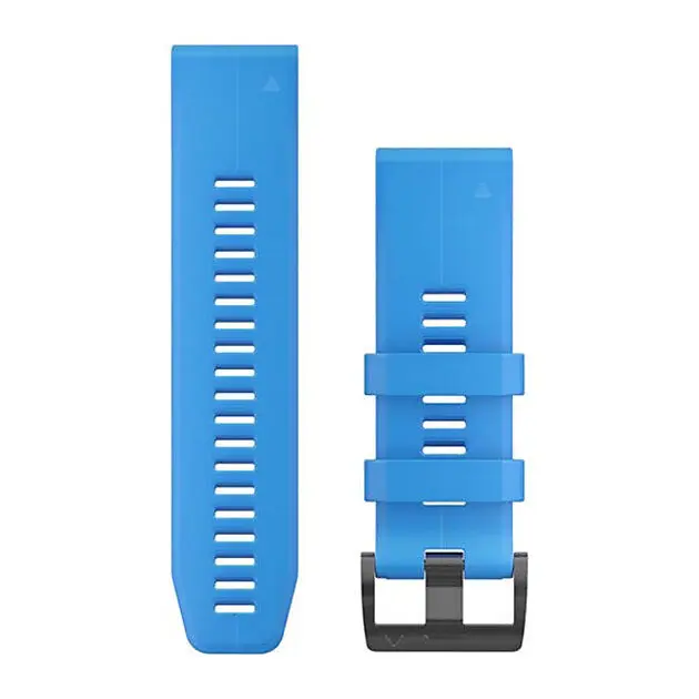 GARMIN Garmin Quickfit 26mm reim, cyanblå silikon. Cyan Blue Unisex