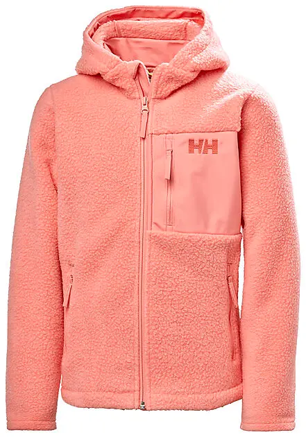 HELLY HANSEN JR CHAMP PILE JACKET 066 CORAL ALMON Junior | Sport1.no