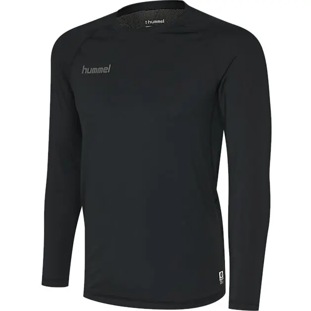 HUMMEL FIRST PERF. KIDS JERSEY L/S BLACK Barn