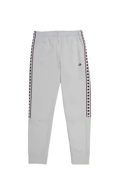 CHAMPION Tape Rib Cuff Pants White Herre | Sport1.no