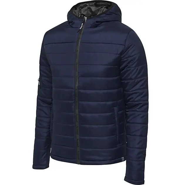 HUMMEL NORTH QUILTED HOOD JACKET MARINE Herre | Sport1.no