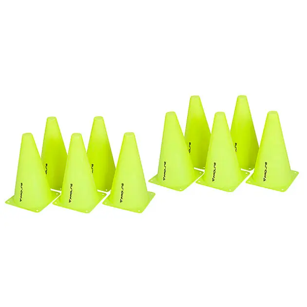 PROLINE Cones 23 cm 10pk Neon Yellow Unisex | Sport1.no