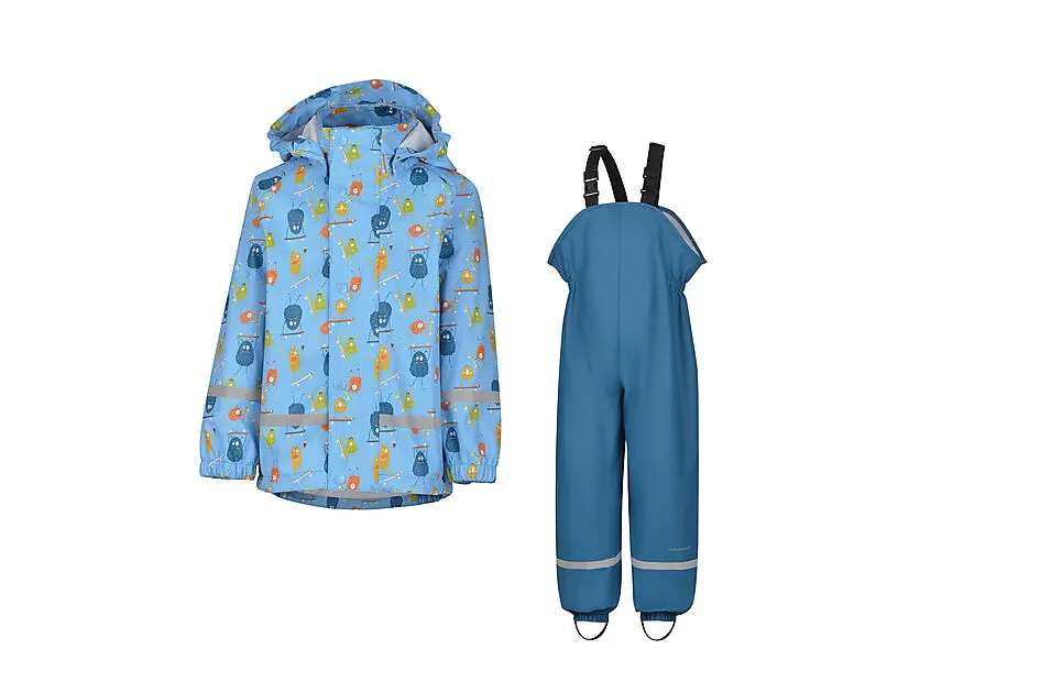 JOTUNHEIM Russa PU regnsett Bonnie Blue/Blue Sapphire Barn | Sport1.no