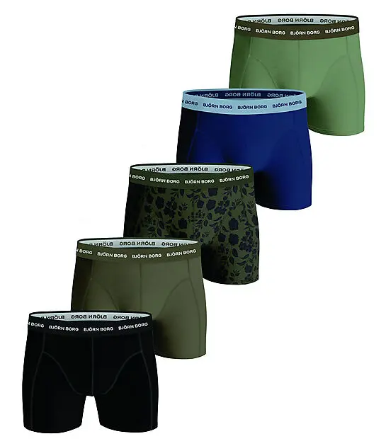 BJØRN BORG ESSENTIAL BOXER 5P MP004/MULTIPACK 4 Herre