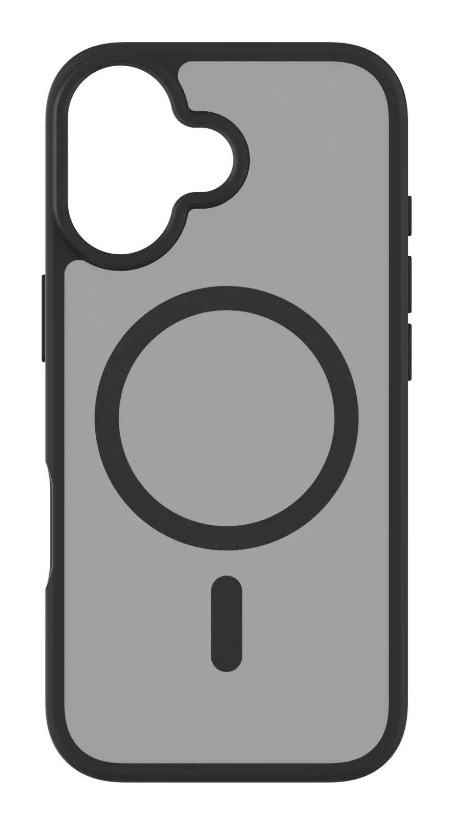 KEY Frosted MagSafe Case iPhone 17, svart