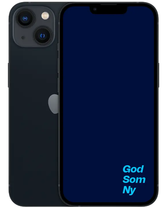 Apple iPhone 13 256GB, midnatt