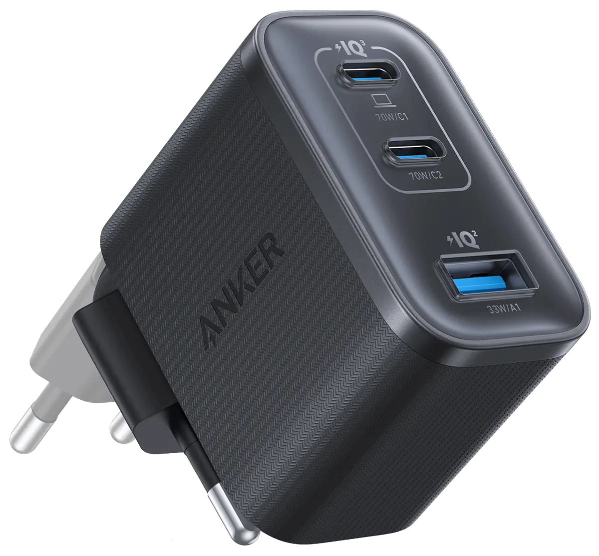 Anker 70W lader, svart