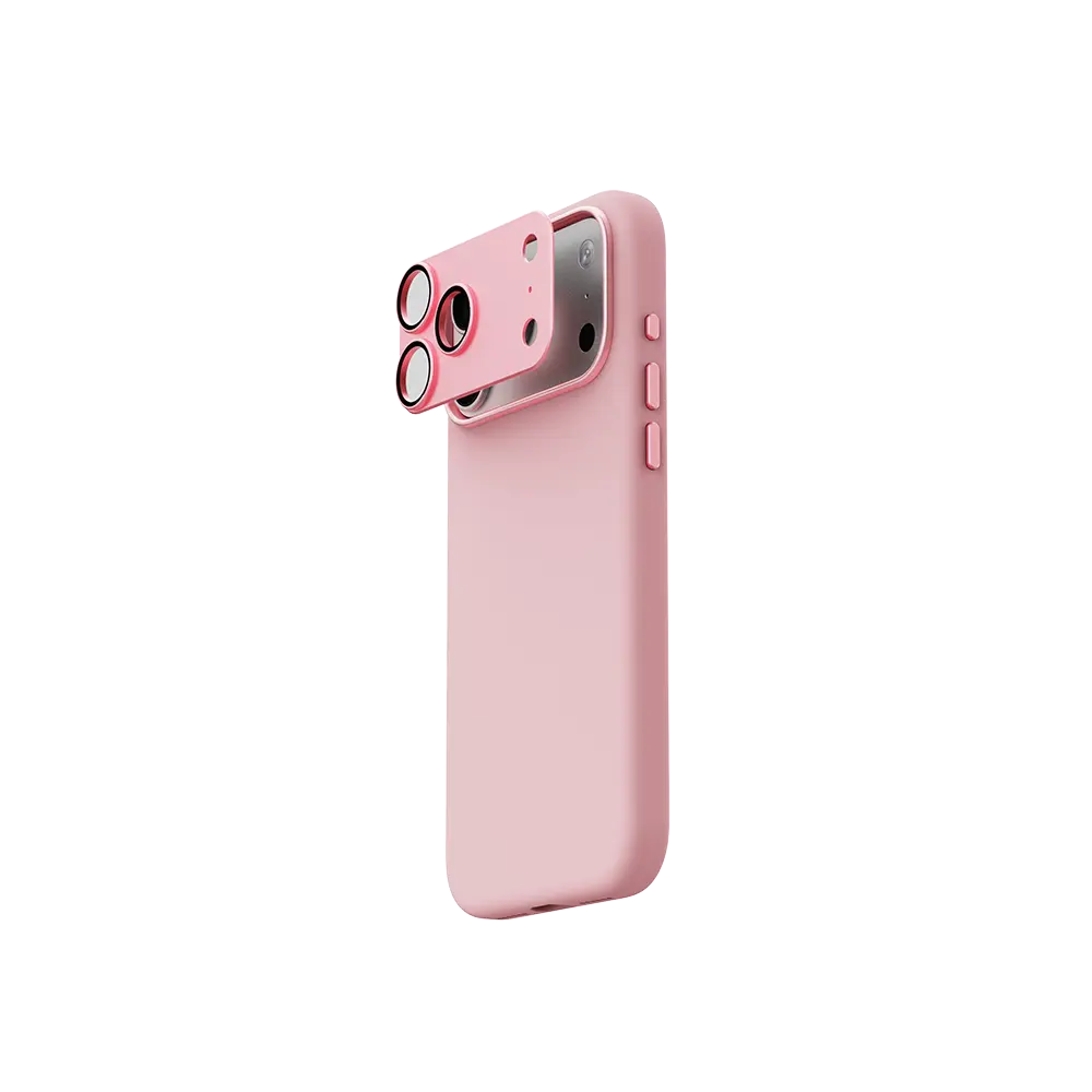 KEY CamGuard kamerabeskyttelse iPhone 17 Pro Max, rosa