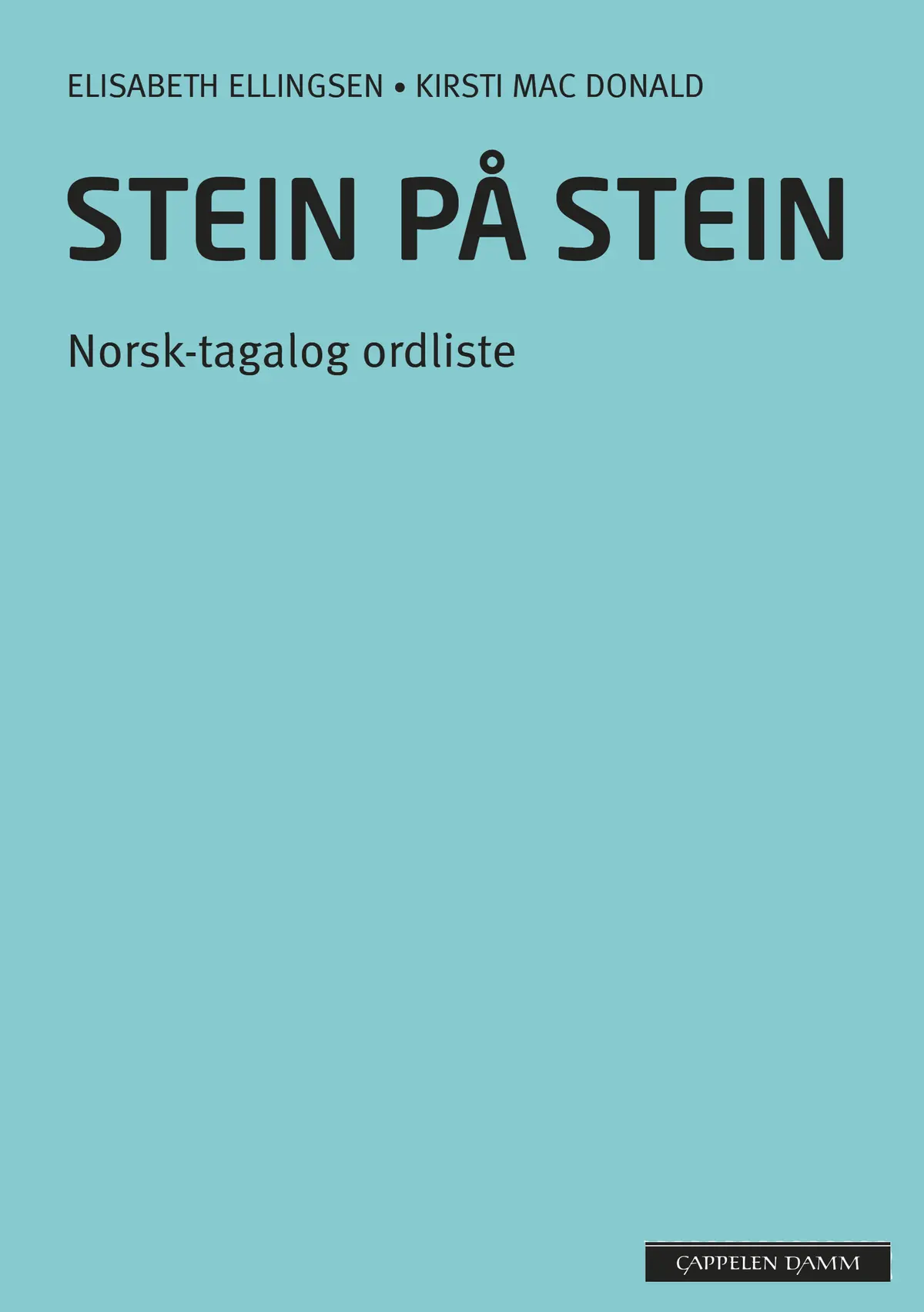 Stein på stein Norsk-tagalog ordliste (2014)