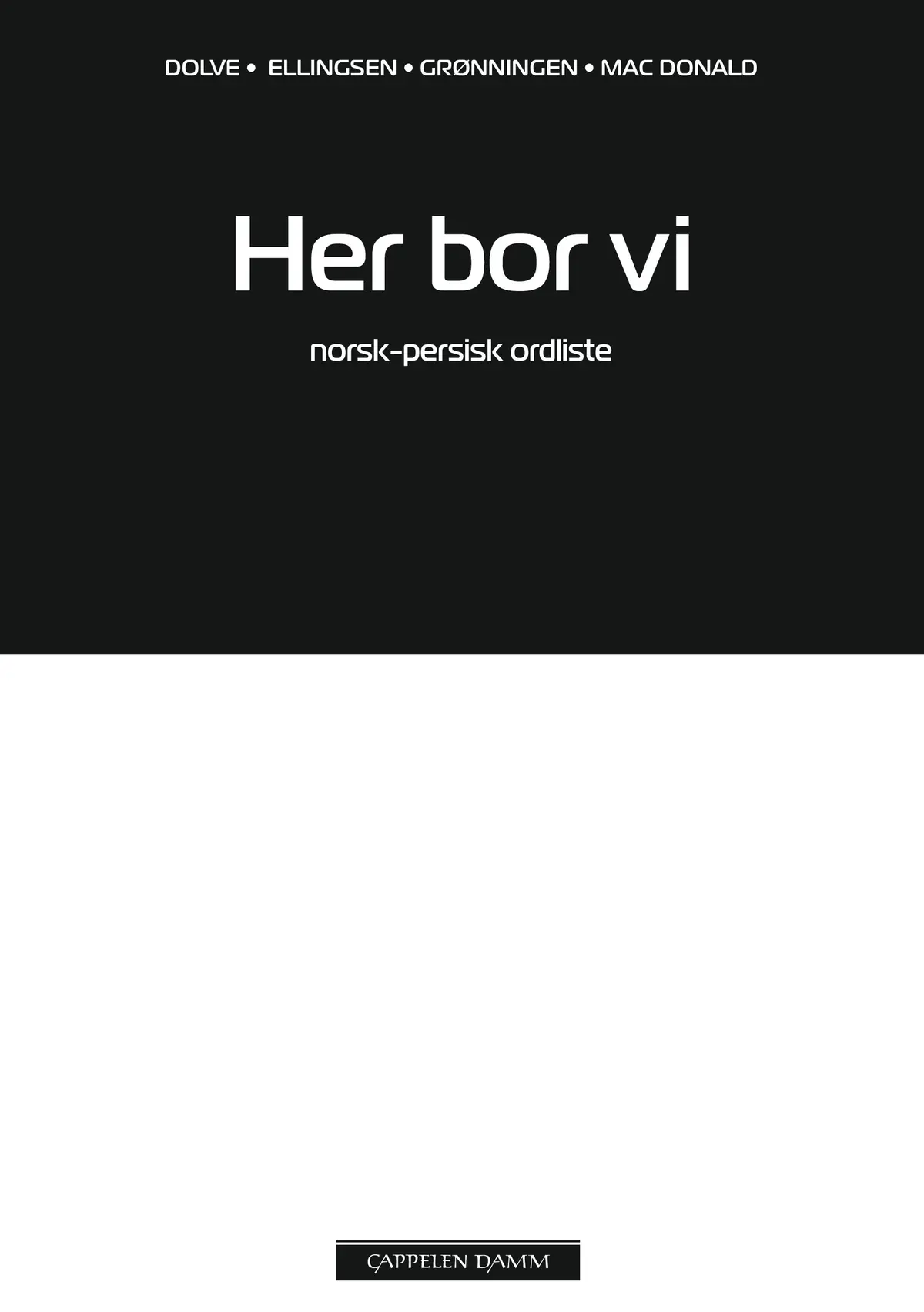 Her bor vi Norsk-persisk ordliste