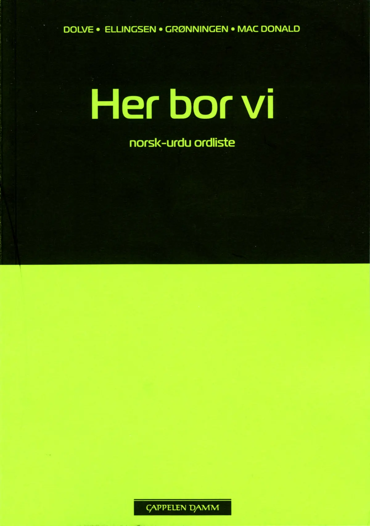 Her bor vi Norsk-urdu ordliste