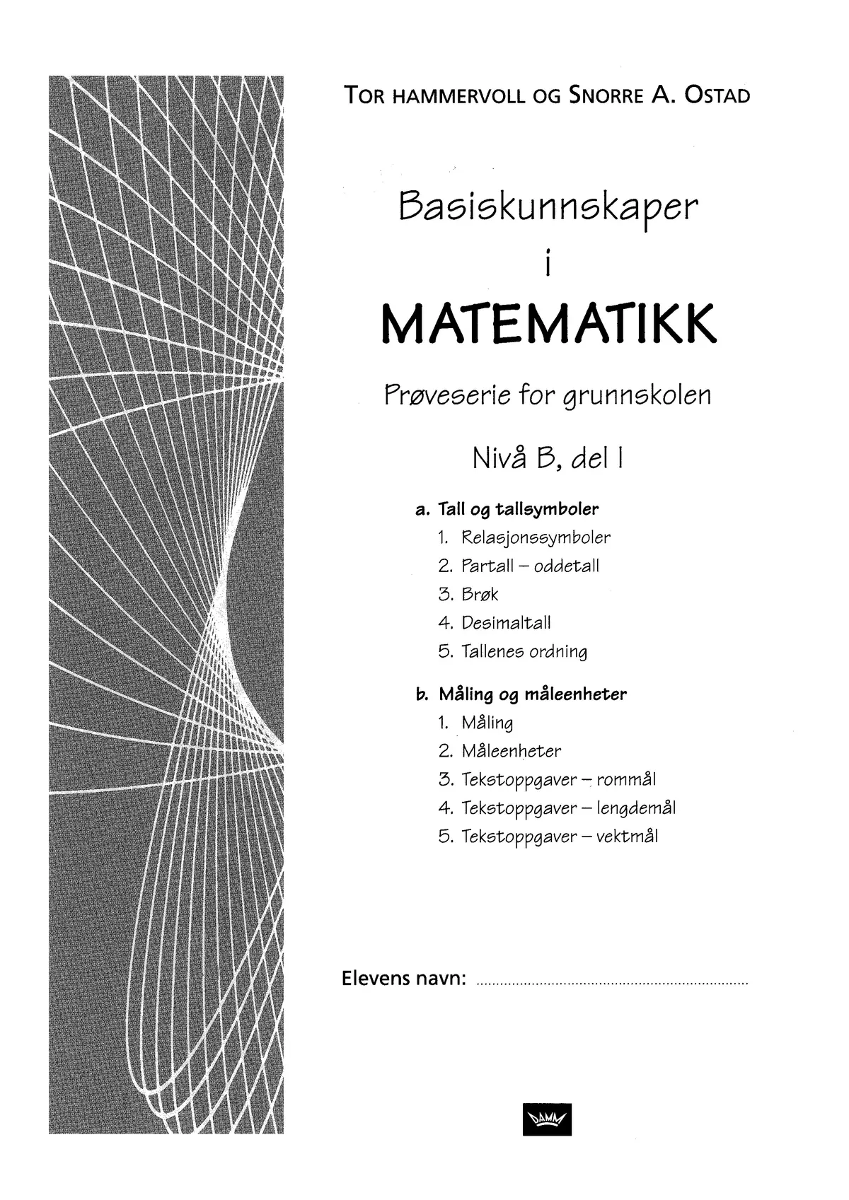 Basiskunnskaper i matematikk Nivå B Pakke med 15 stykker