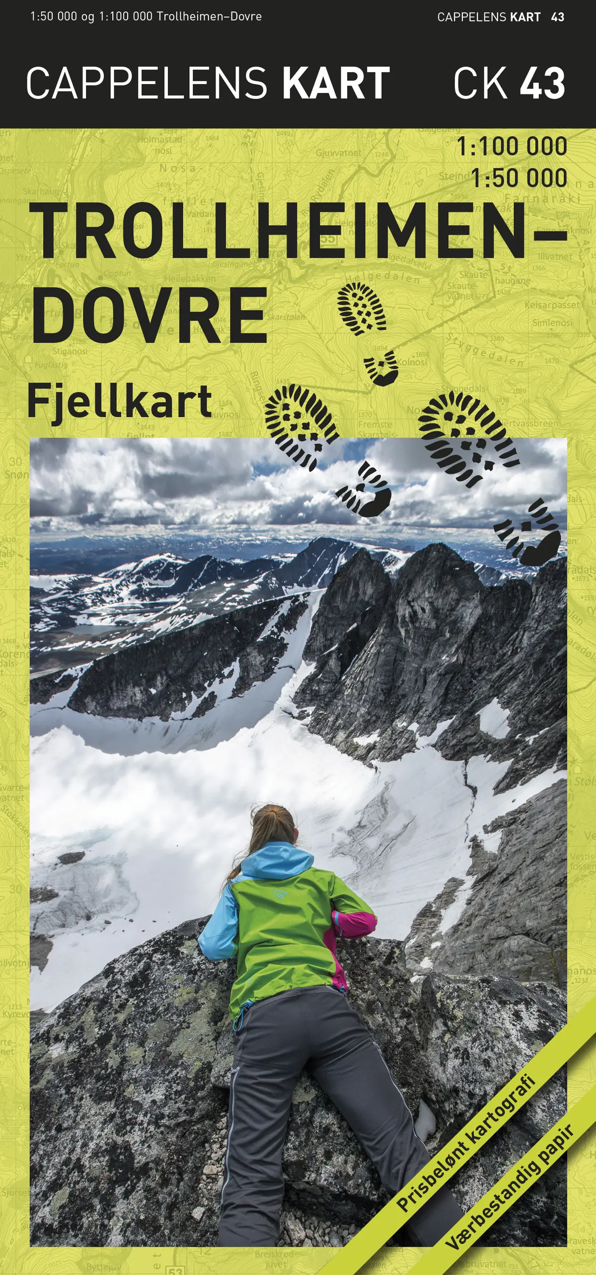 Trollheimen-Dovre fjellkart