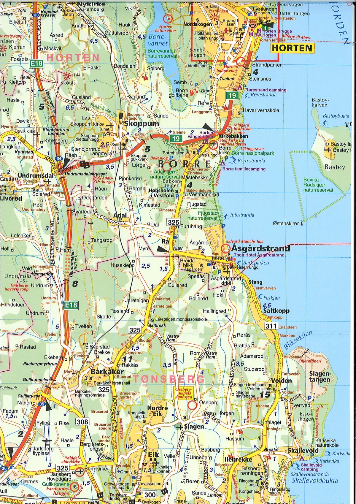 Vestfold veggkart (CK 53)