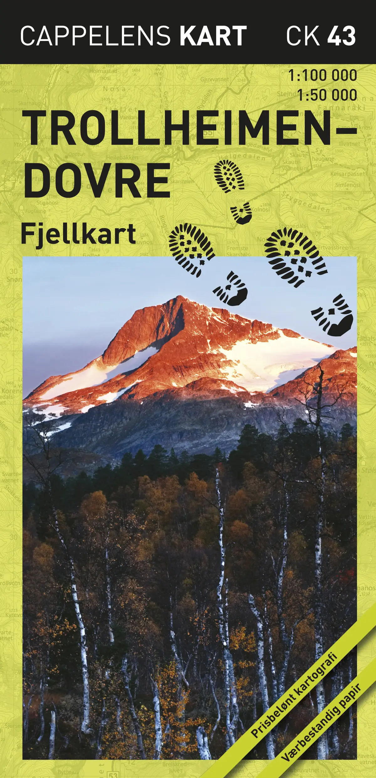 Trollheimen-Dovre fjellkart (CK 43)