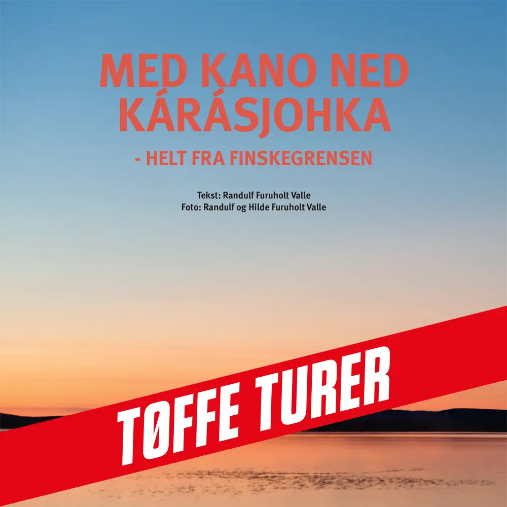 Med kano ned Kárásjohka – helt fra finskegrensen
