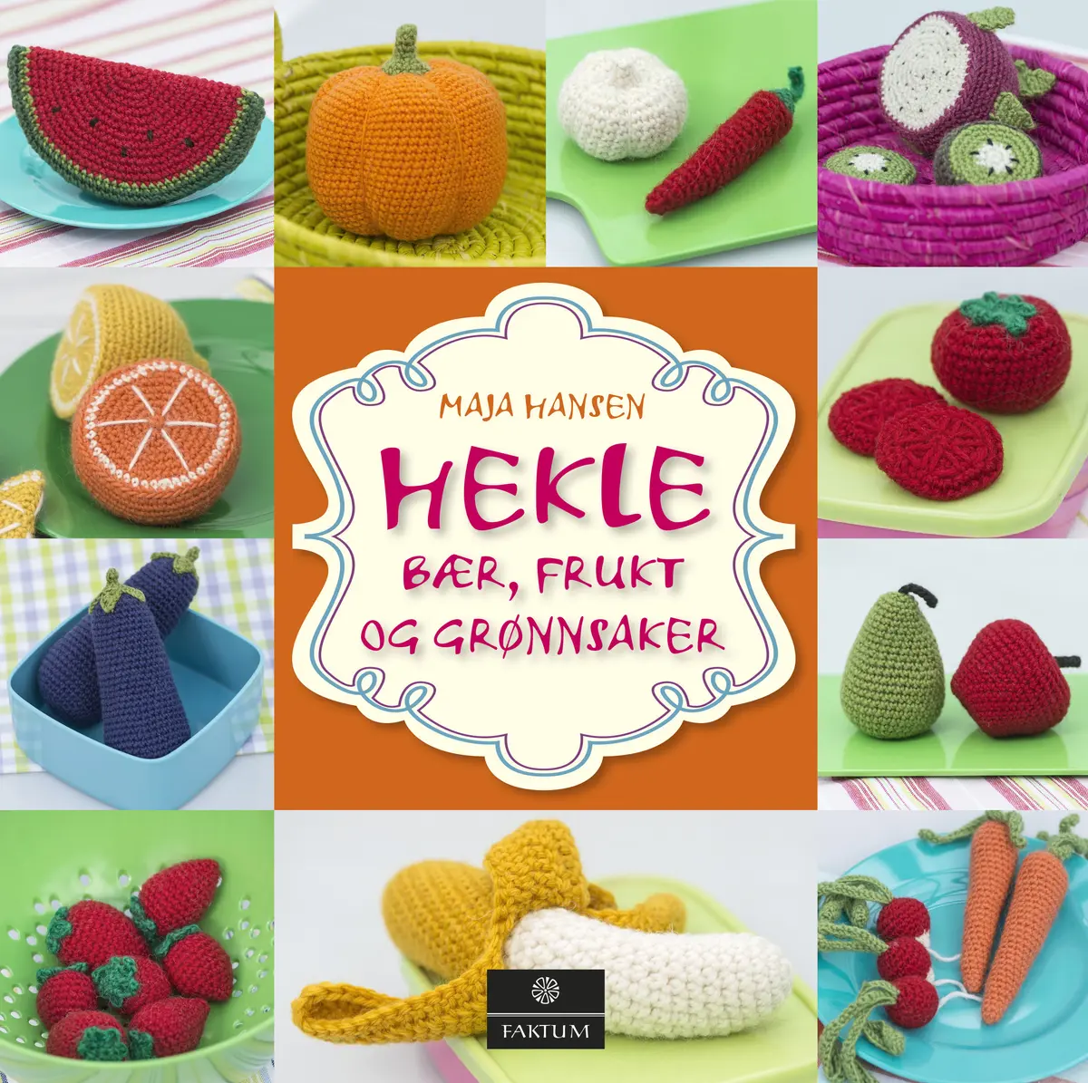 Hekle bær, frukt og grønnsaker