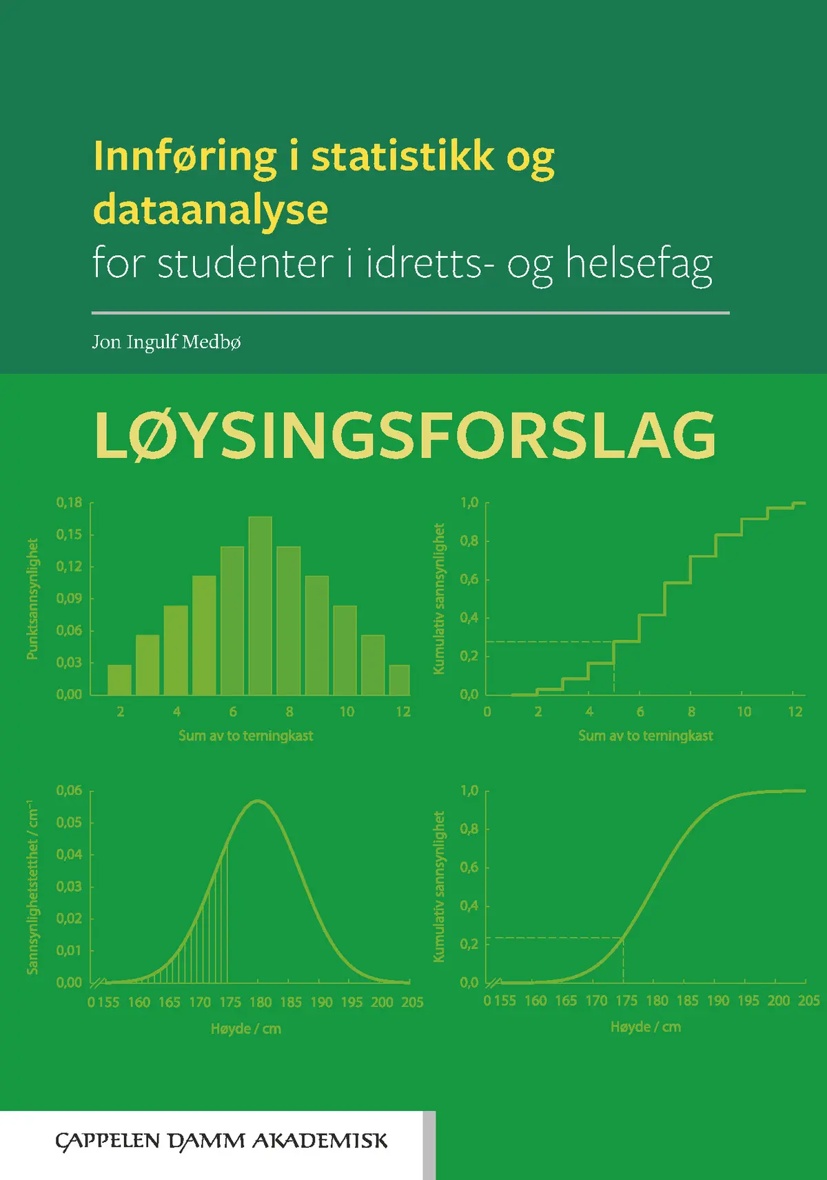 Innføring i statistikk og dataanalyse for studenter i idretts- og helsefag: Løysingsforslag