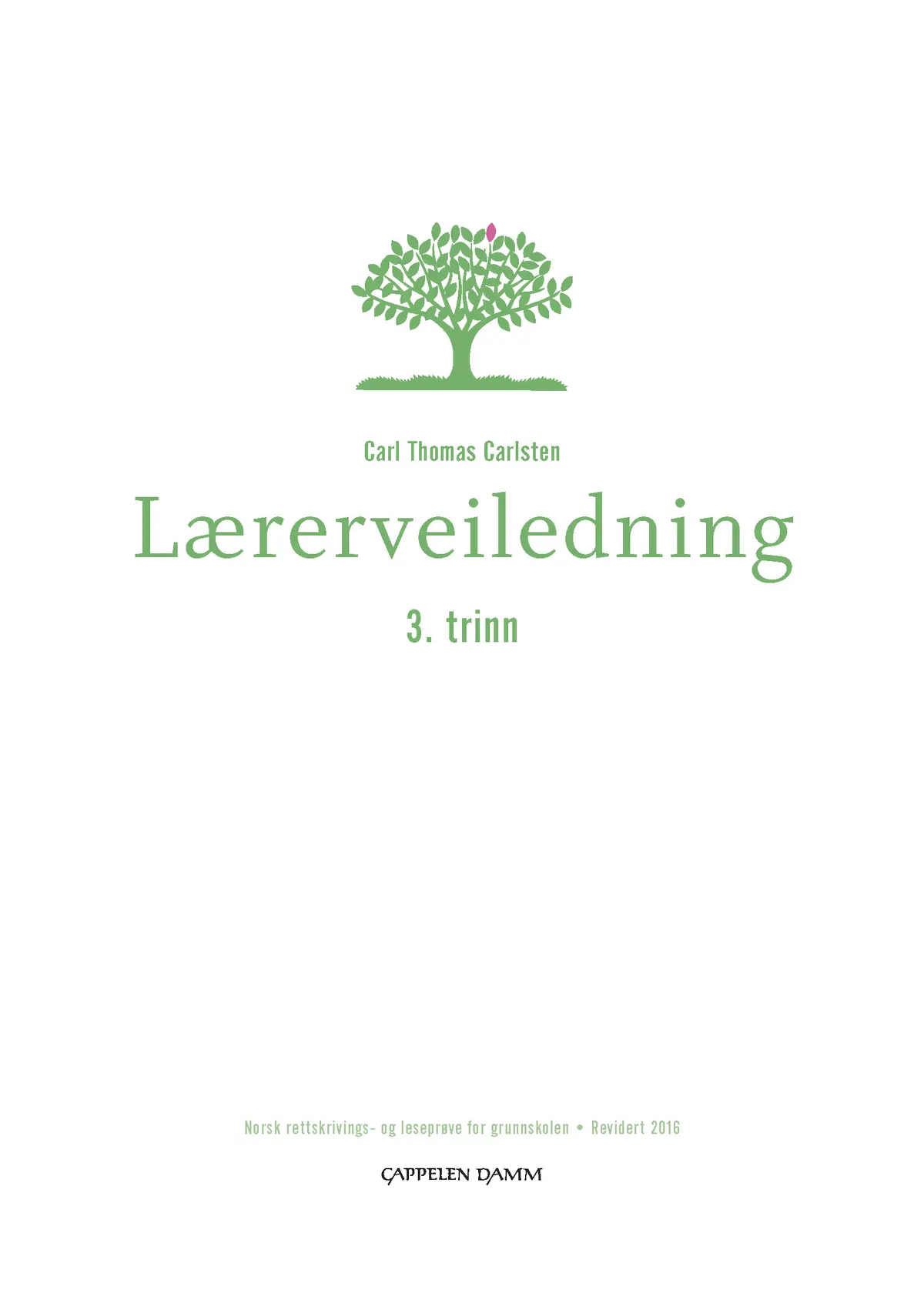 Lærerveiledning 3.trinn