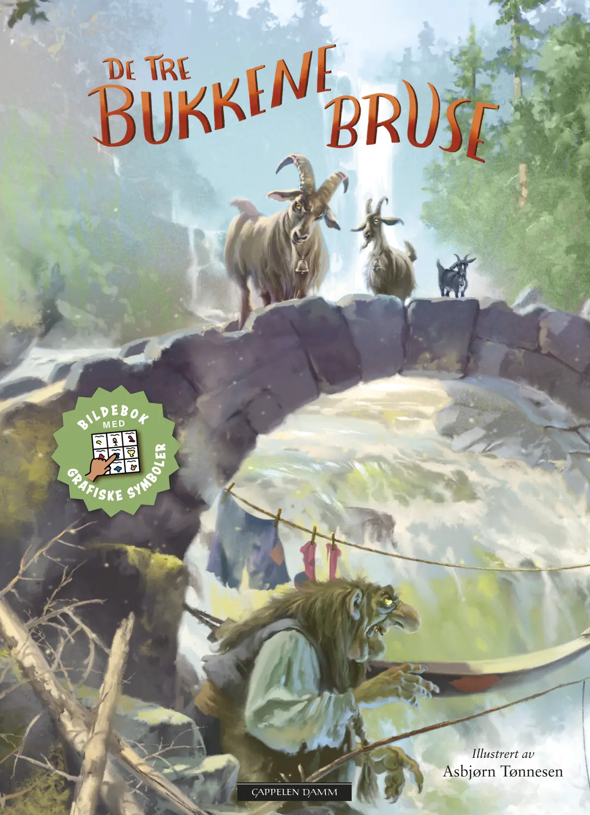 De tre bukkene Bruse (med grafiske symboler, ASK)