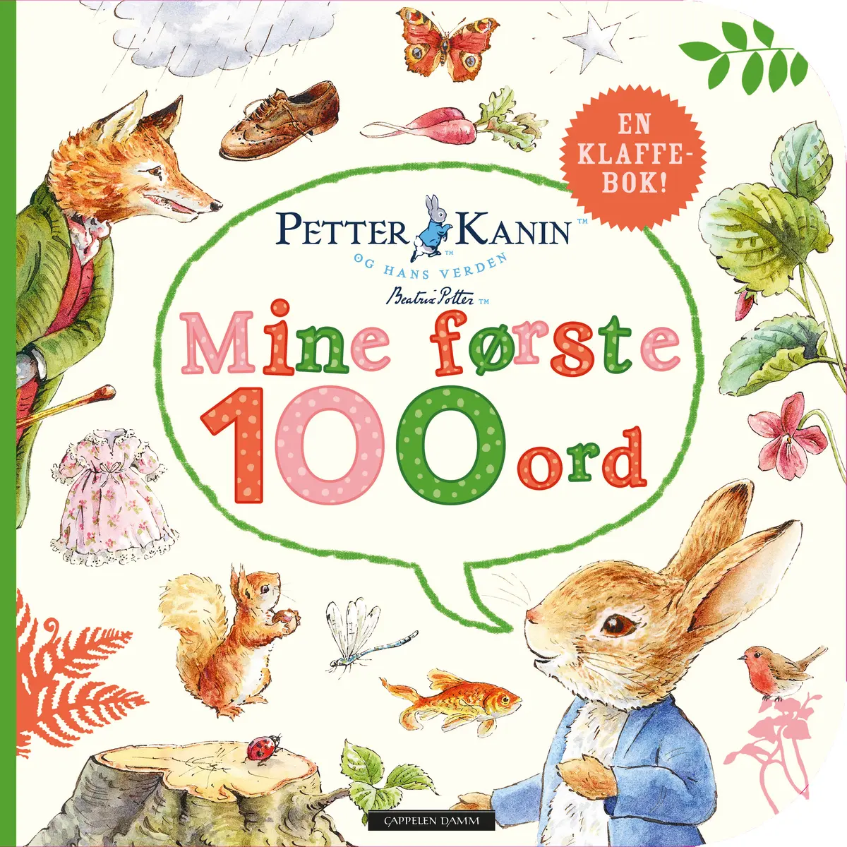 Klaffebok - Petter Kanin, Mine første 100 ord