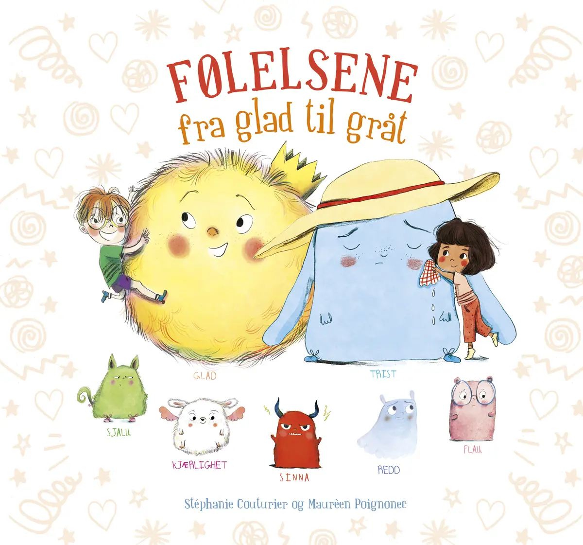 Følelsene fra glad til gråt, barnebok