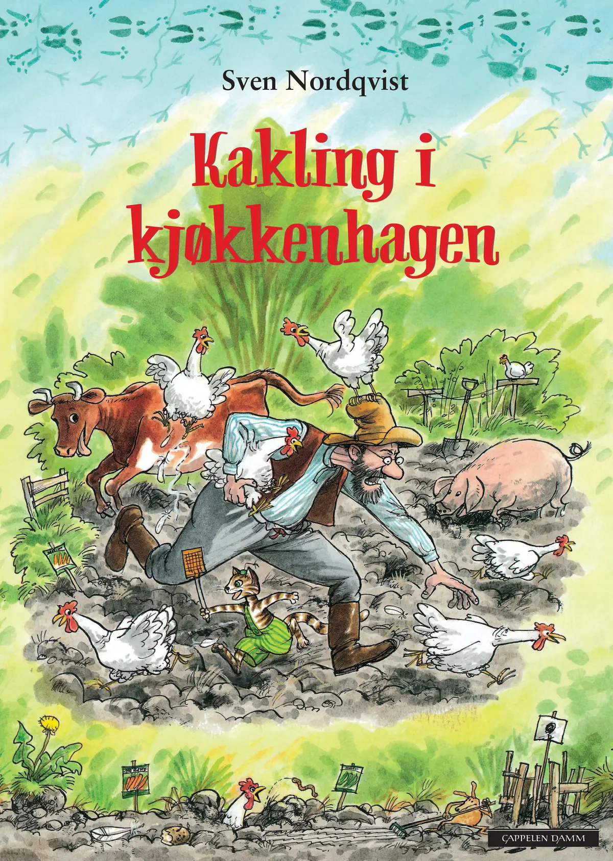 Gubben og katten - Kakling i kjøkkenhagen