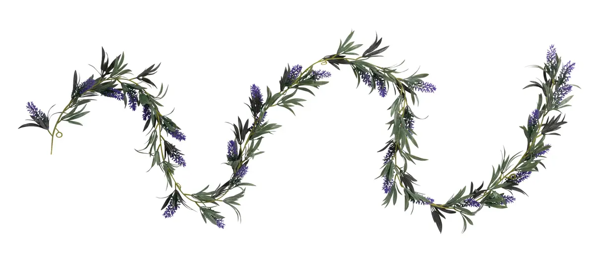 Lavendel girlander kunstig