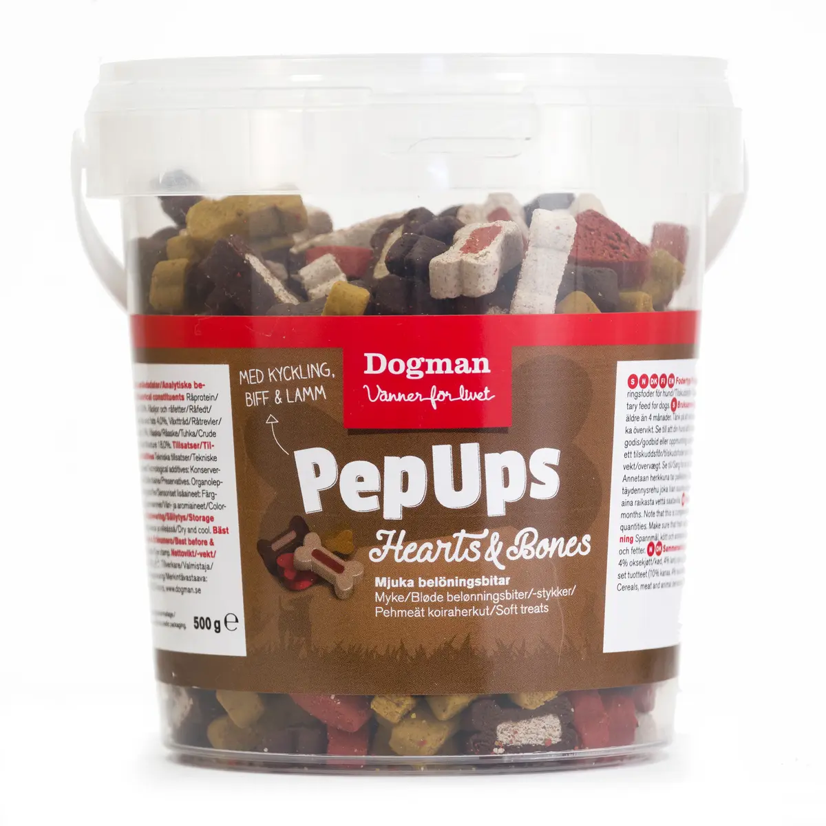 Dogman Pepups hearts & bones