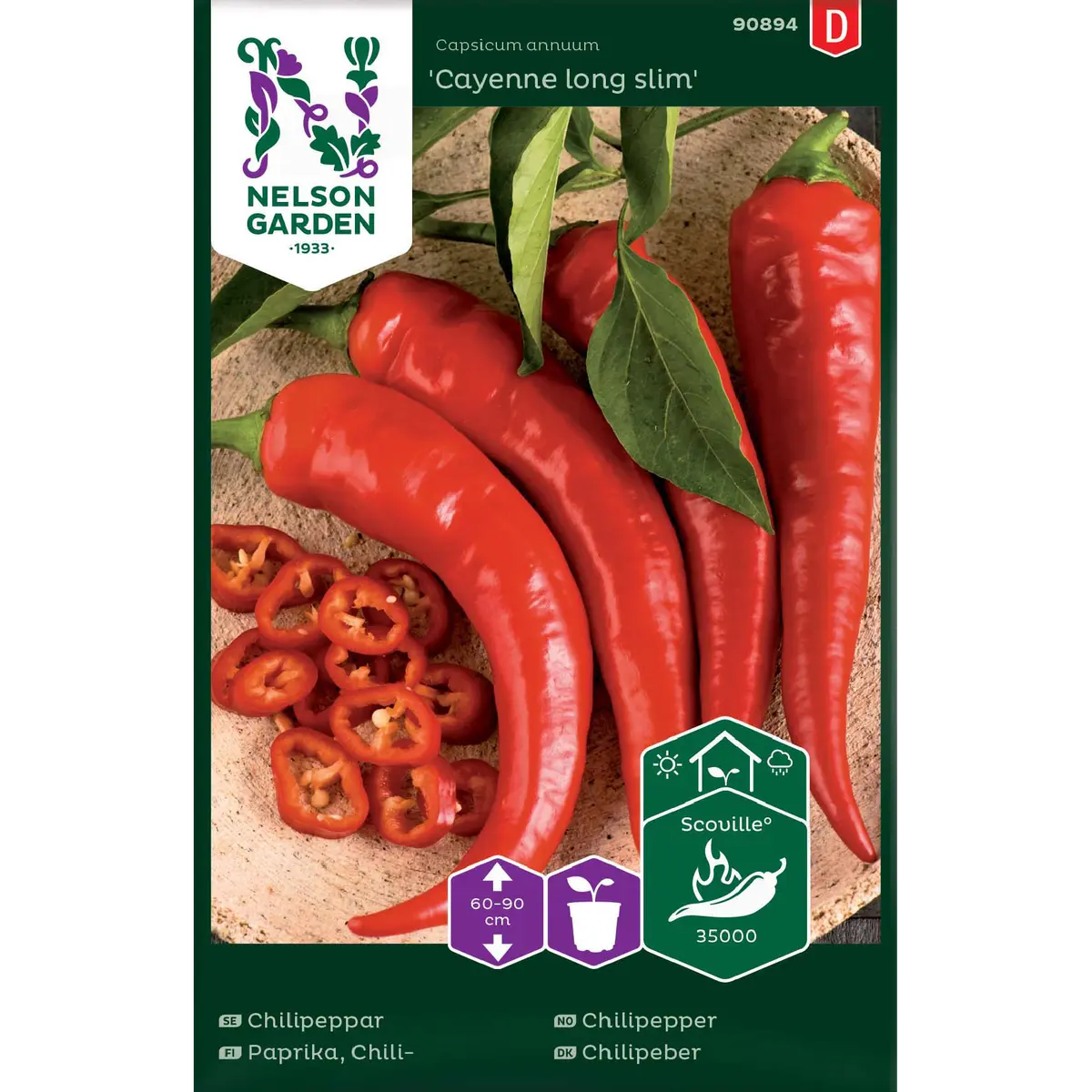 Chilipepper 'Cayenne long slim'
