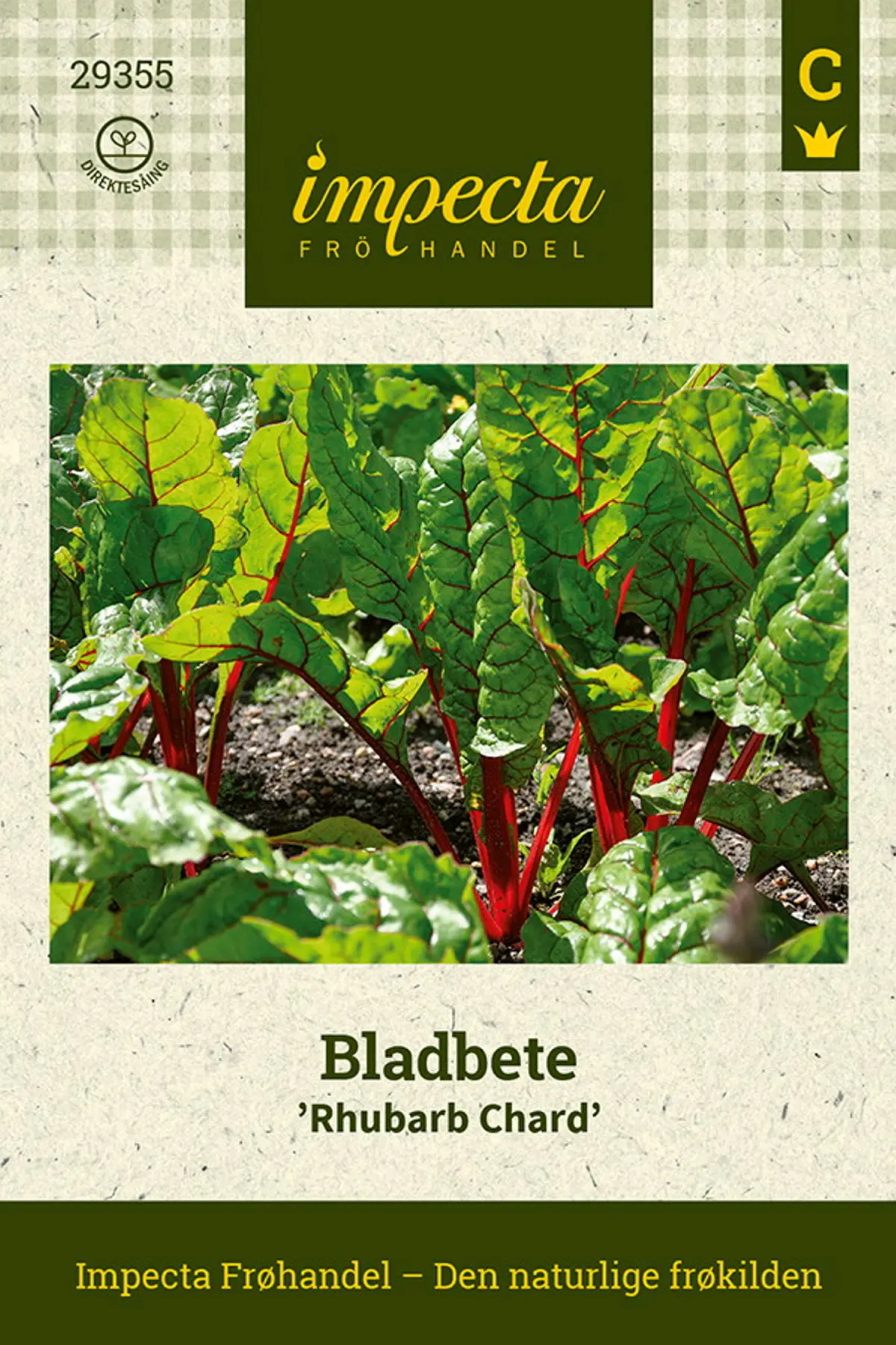 Bladbete 'Rhubarb Chard'