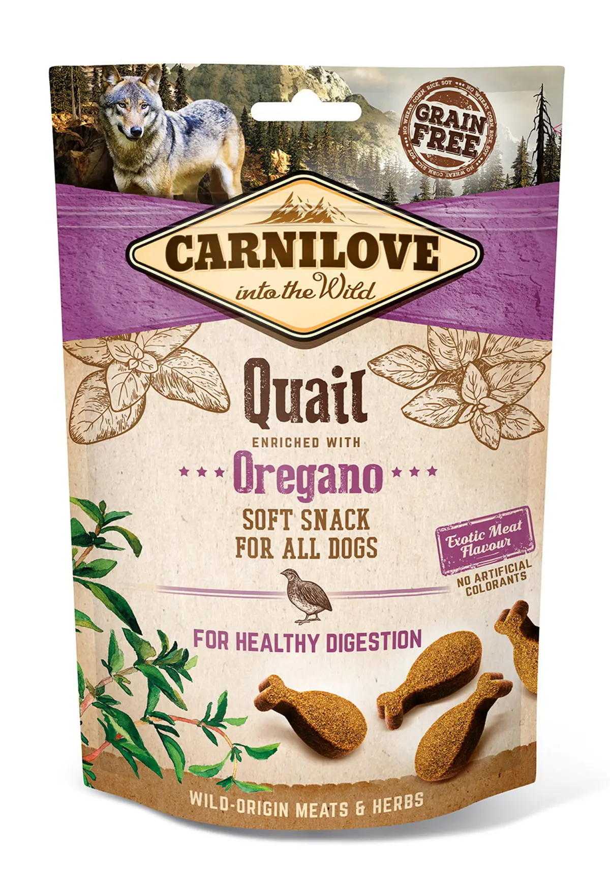 Hundegodteri Semi Moist vaktel & oregano