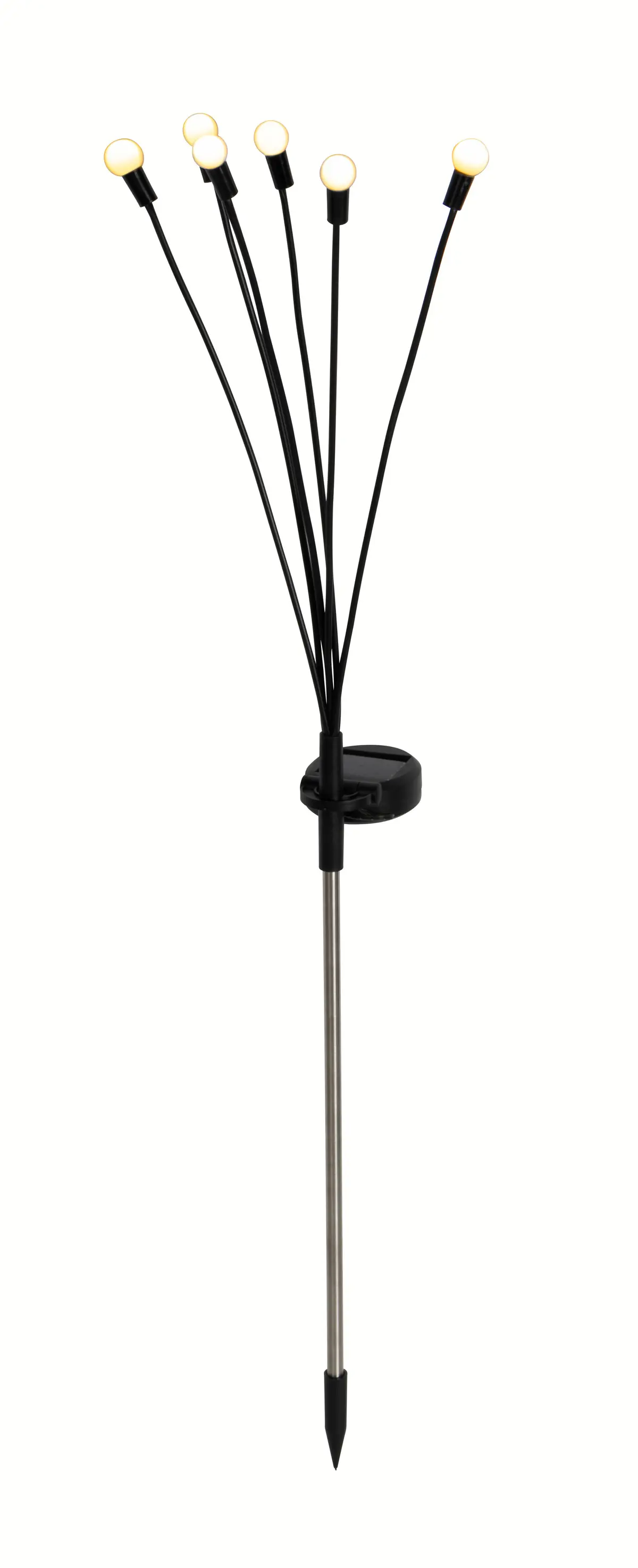 Solcellelampe Ildflue på spyd