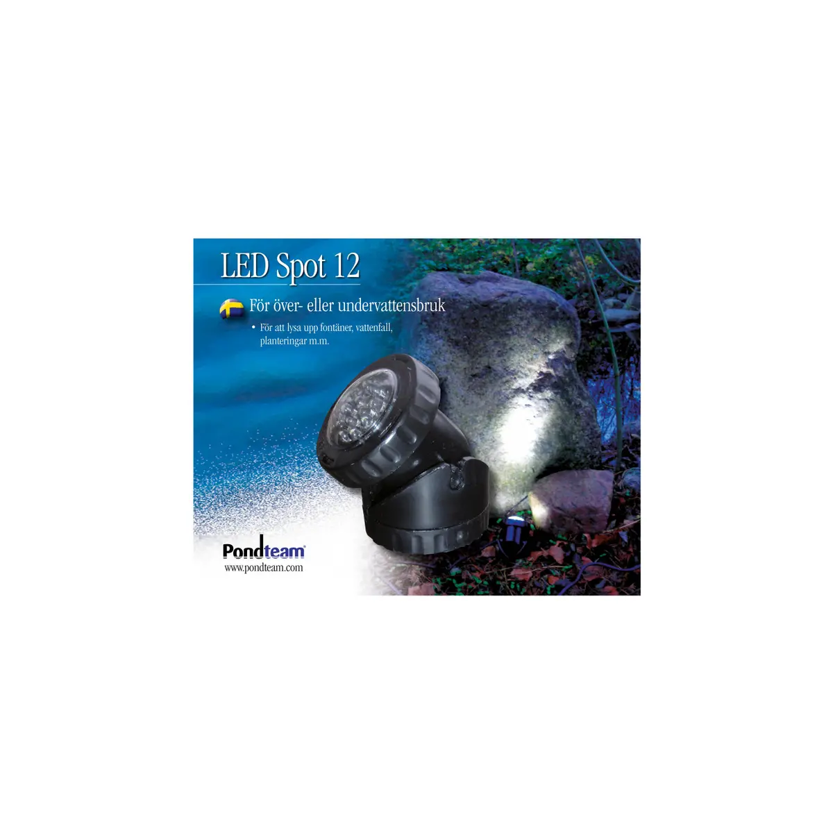 Dambelysning spot LED 12