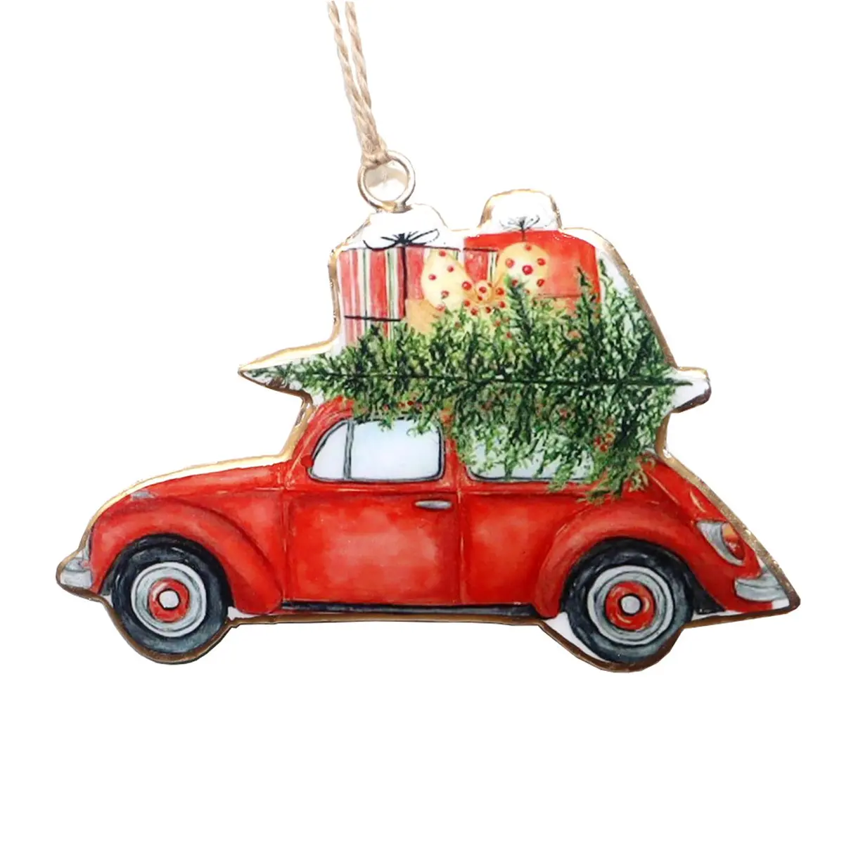Juletrepynt Julebil