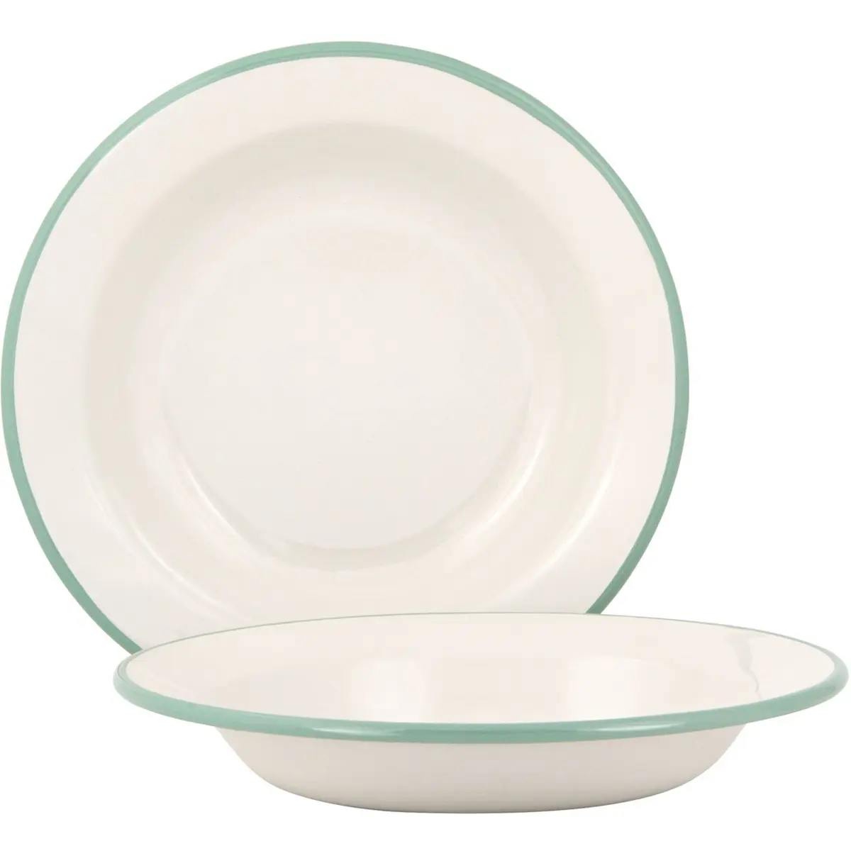 Dyp Tallerken 22 cm. Kremfarge