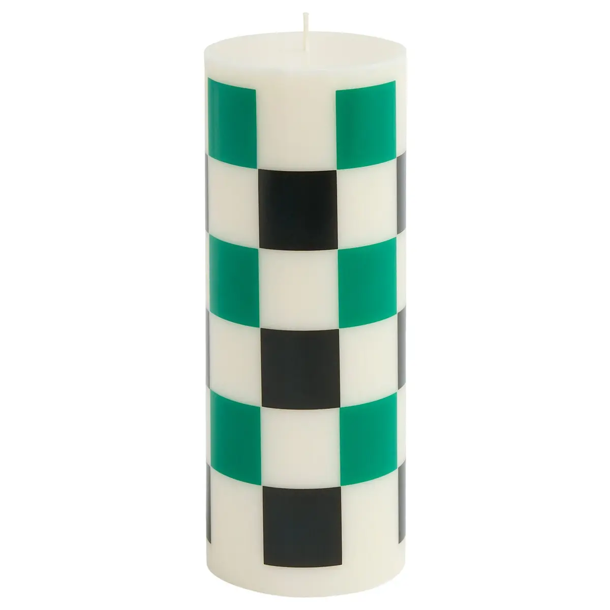 Hay Column lys medium, white green/black check