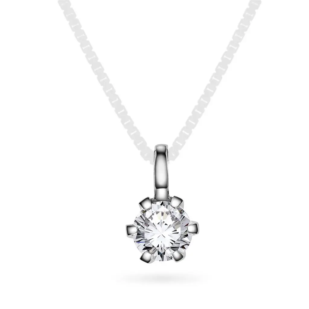 Contessa LAB diamantanheng i 585 hvitt gull 0,50 ct