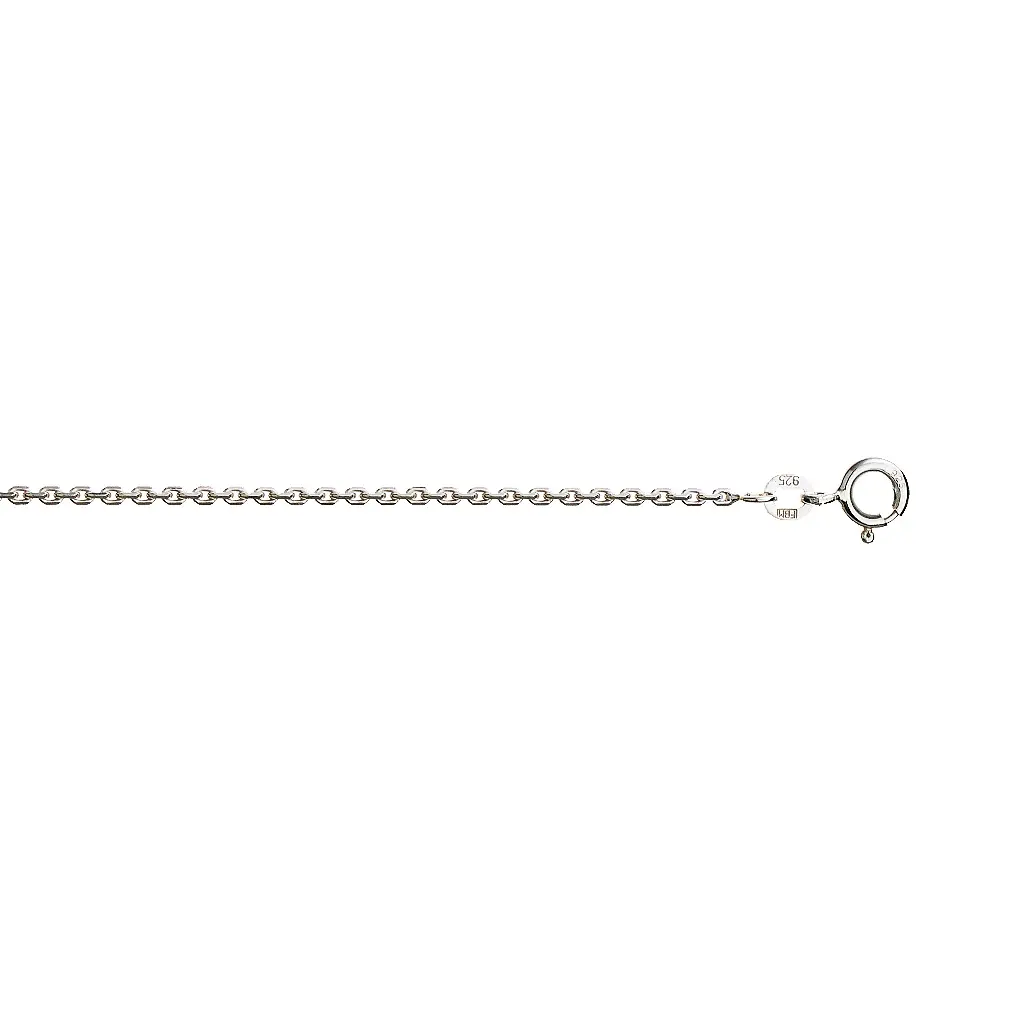 Ankerkjede i 925 sølv 1,4 mm, 42-50 cm