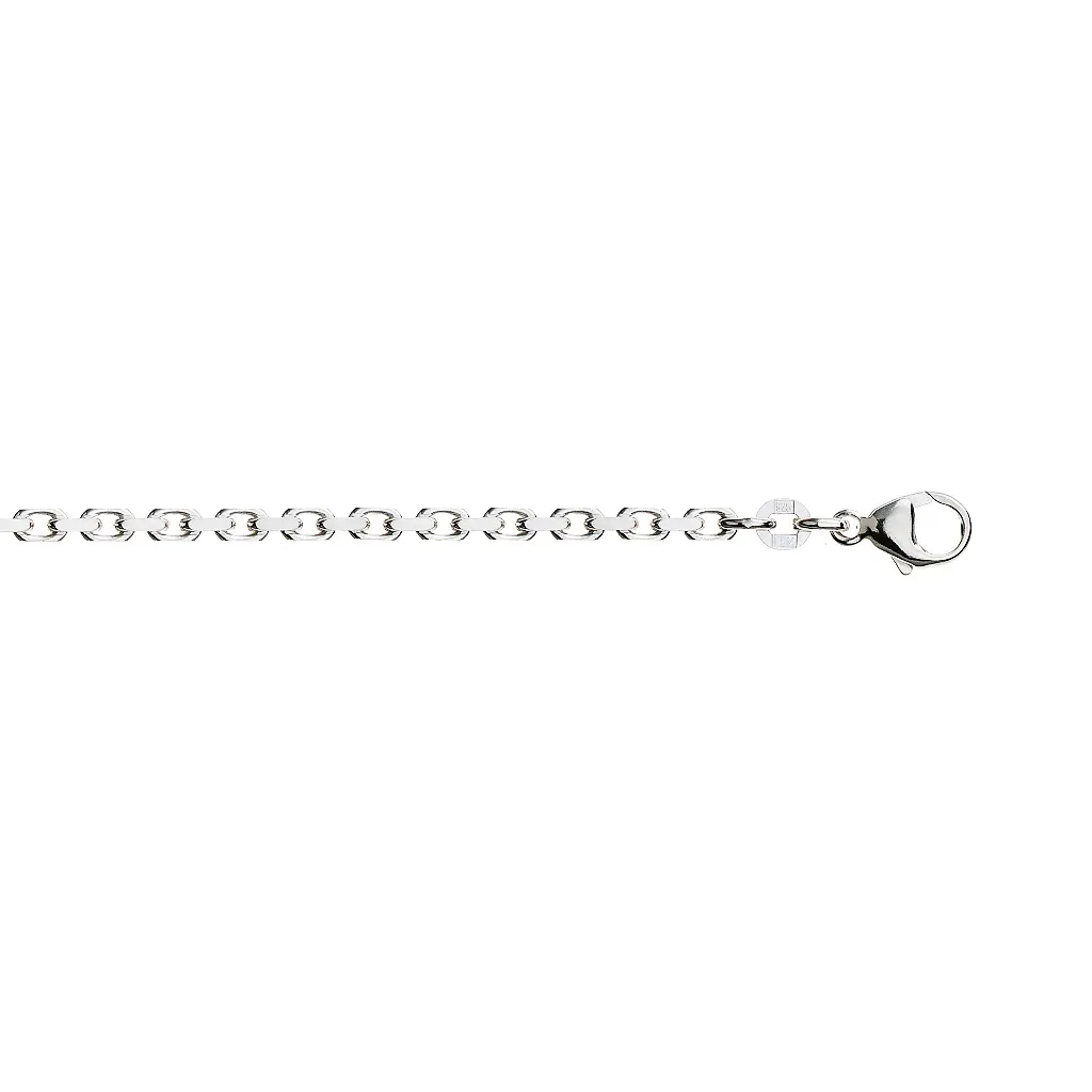 Ankerkjede i 925 sølv 2,4 mm, 45-60 cm