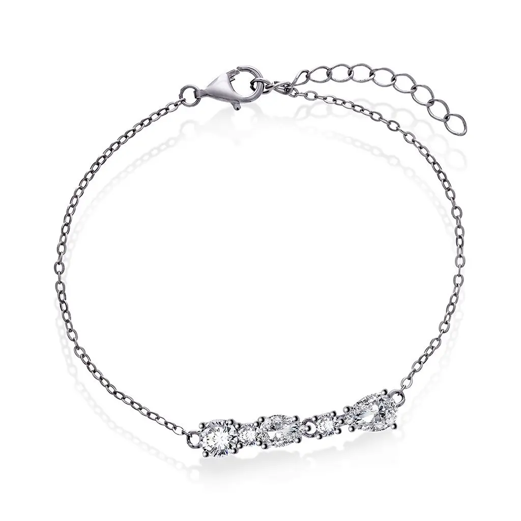 Diva Drop armbånd i 925 sølv