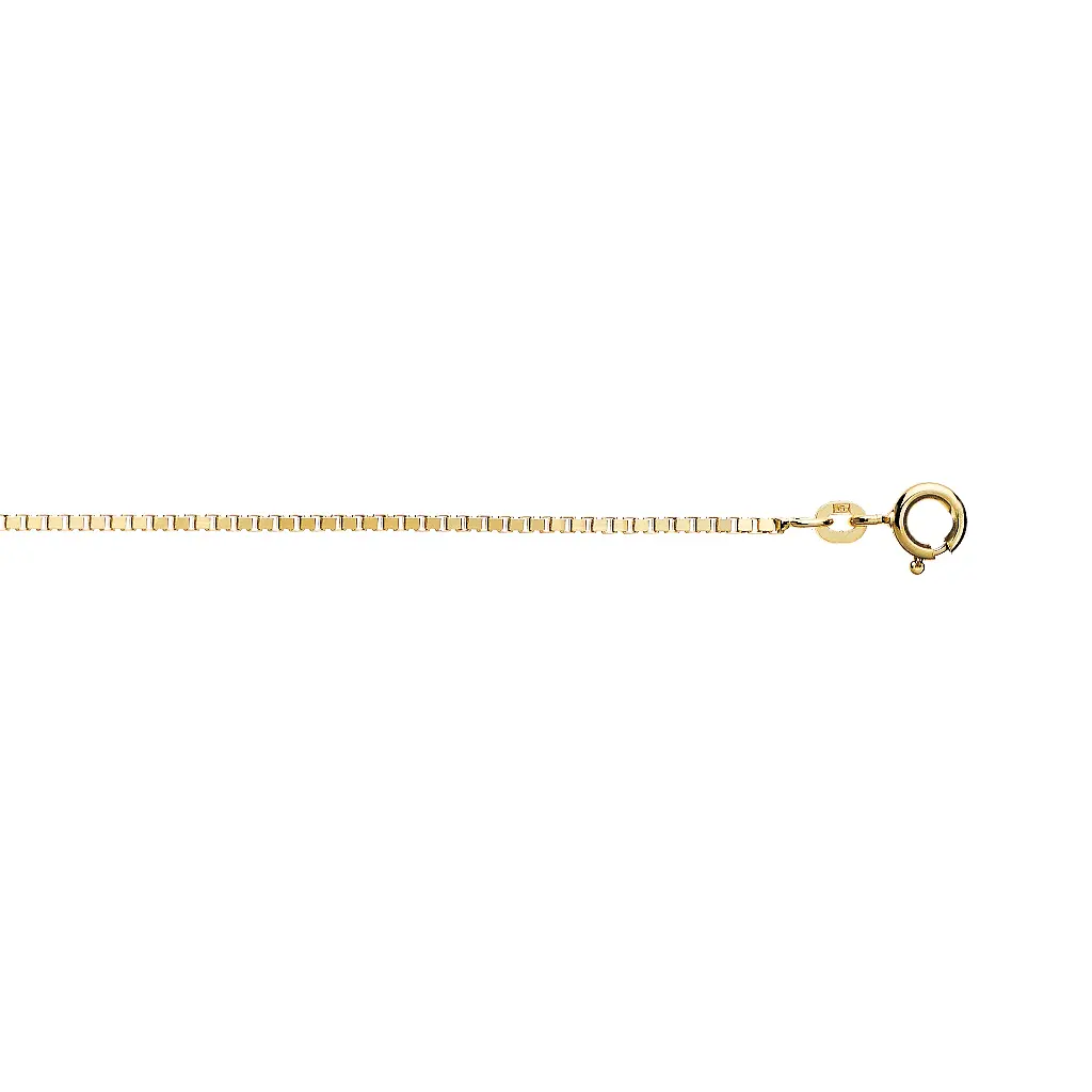 Veneziansk kjede i doublé 1,5 mm, 42-70 cm